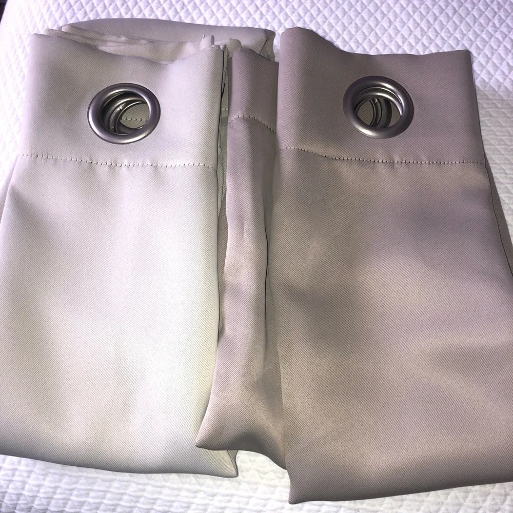 Sun Zero Curtain Panel Taupe 40” X 84”,